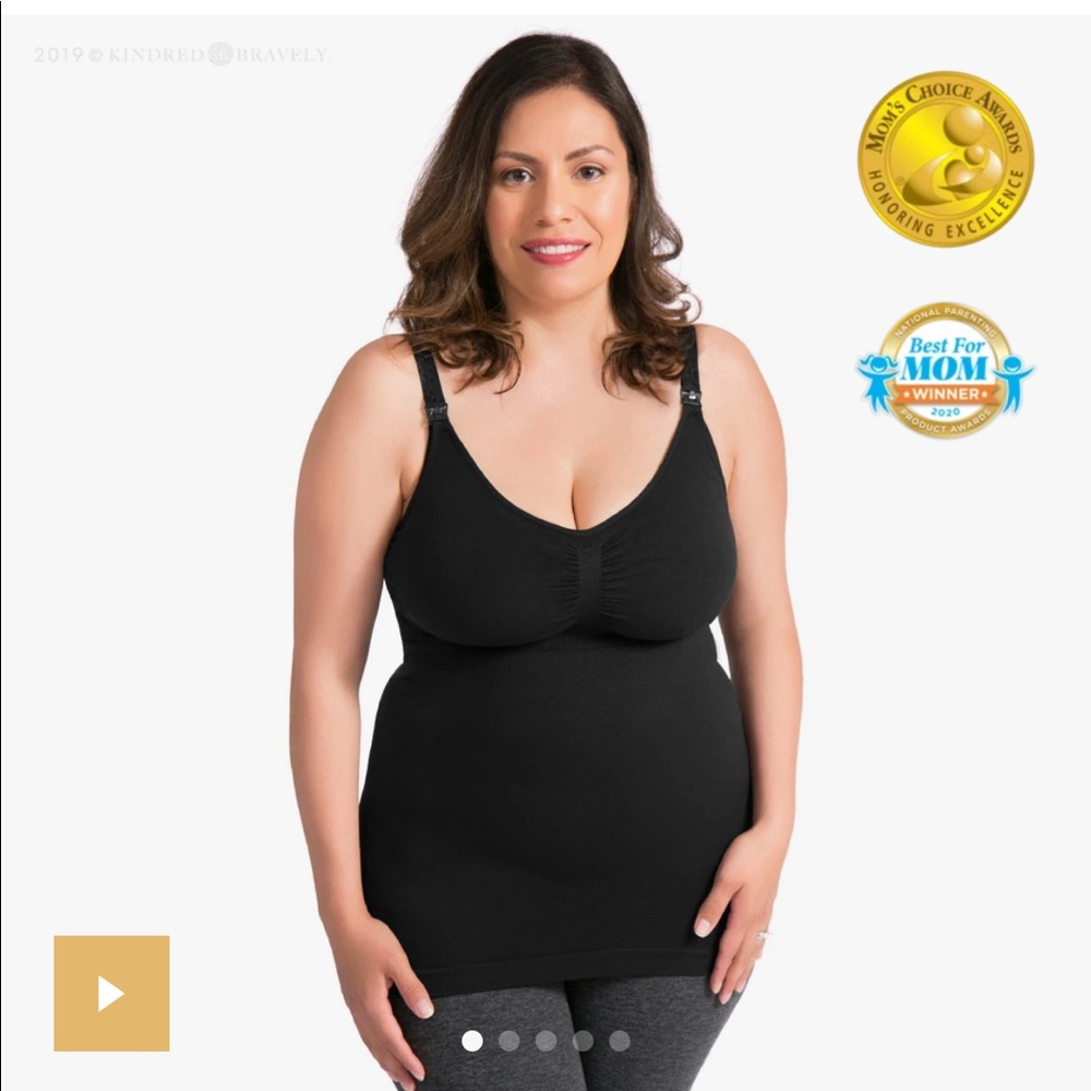 Kindred Bravely Sublime Nursing Tank Black XL